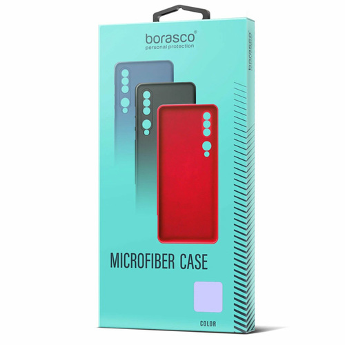 Накладка силиконовая BoraSCO Microfiber Case Tecno Spark 20/20C/Go2024/Pop8 Lavander фото 