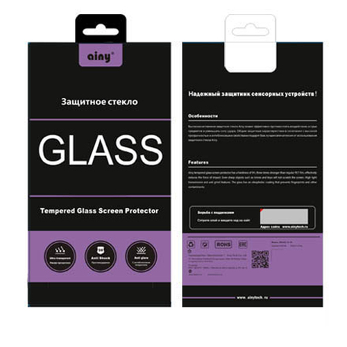 Защитное стекло Ainy Sony Xperia XZ 2 Compact Full Screen Cover Black 0.33mm фото 