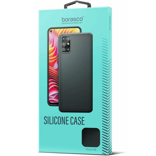 Накладка силиконовая BoraSCO Silicon Case Samsung Galaxy A55 матовая Black фото 