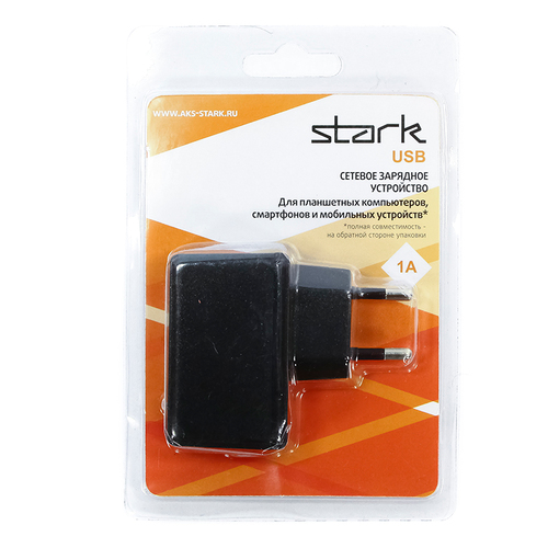 СЗУ Stark 1USB 1A Black фото 