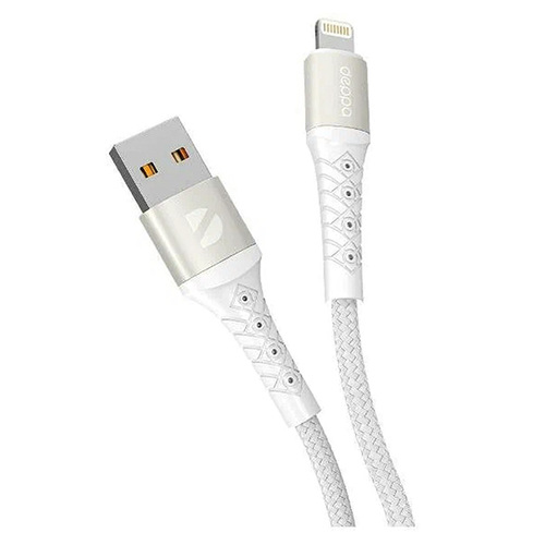 Кабель Deppa Armor USB - Lightning 1m White фото 