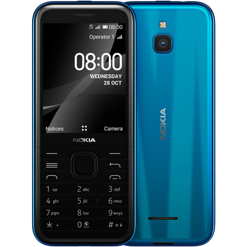 Телефон Nokia 8000 4G Blue фото 