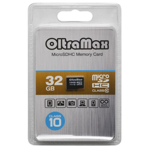 Карта памяти на 32 Гб OltraMax microSD (class 10) фото 