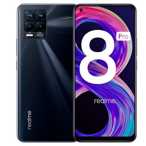 Телефон Realme RMX3081 8 Pro 128Gb Ram 6Gb Punk Black фото 