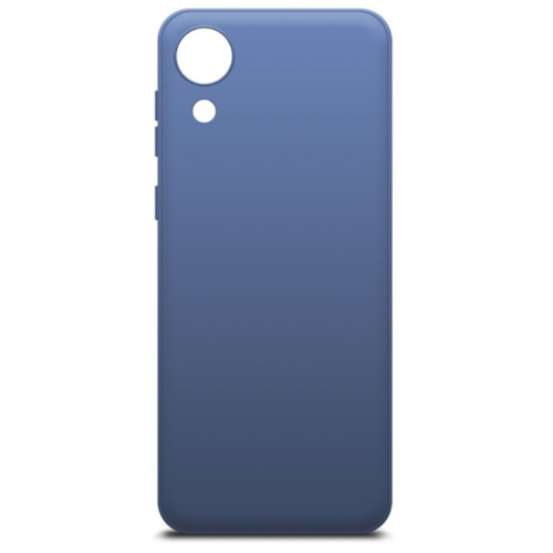 Накладка силиконовая BoraSCO Microfiber Case Samsung Galaxy A03 Blue фото 