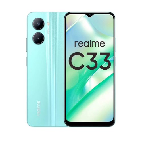 Телефон Realme RMX3624 C33 32Gb Ram 3Gb Aqua Blue фото 