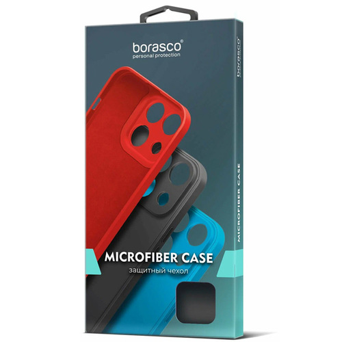 Накладка силиконовая BoraSCO Microfiber Case Samsung Galaxy A25 Blue фото 